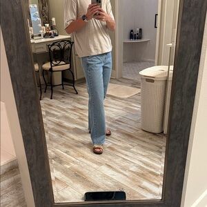 Abercrombie & Fitch The Baggy Low Rise Jeans - Light Blue